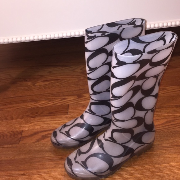 COACH rain boots