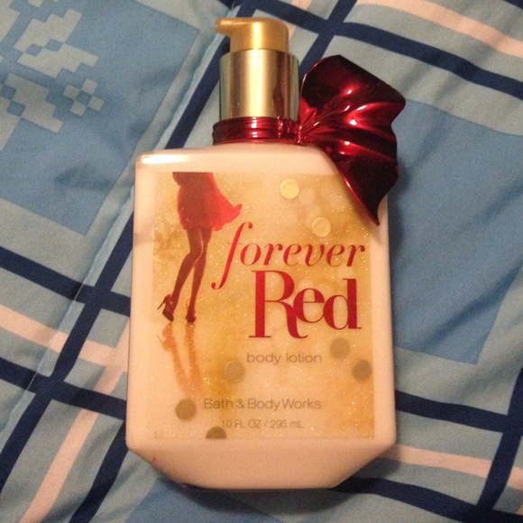 Forever red body lotion