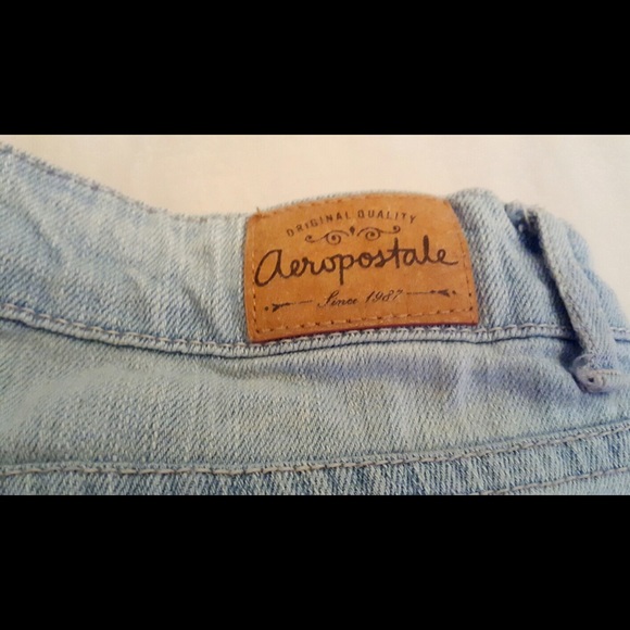 Aeropostale Lace Denim Shorts - Picture 3 of 4