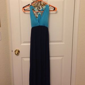 Blue Maxi dress