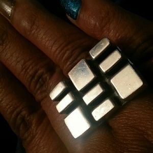 Sterling Silver Art Deco style ring