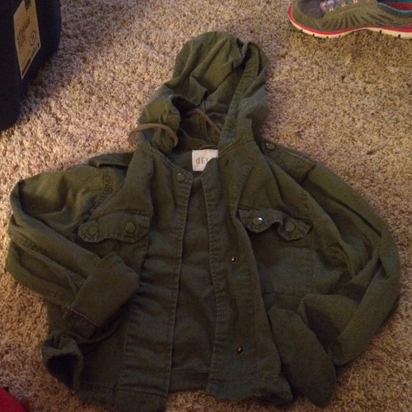 Green army jacket