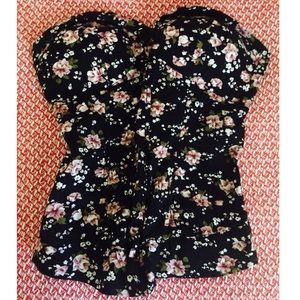 Floral corset