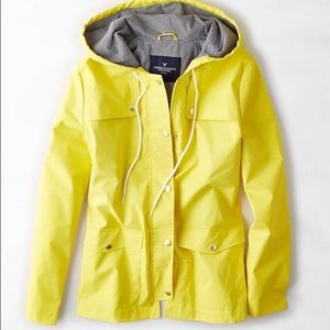 Yellow American Eagle Spring Rain Coat - NWT!