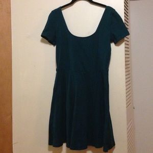 Teal basic dress from Forever21