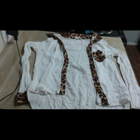 long sleeve button up or cover