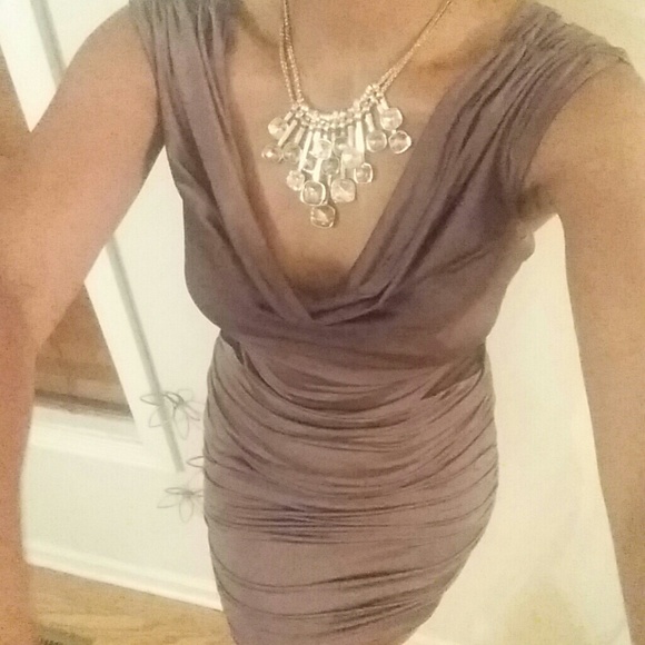 Flirty satiny fun dress with mesh back - Picture 2 of 3