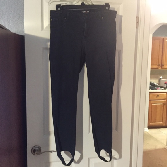 Denim, stirrup jeans