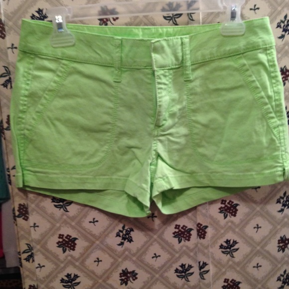 Green Arizona Jean co shorts.