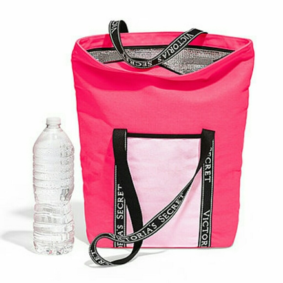 Pink VS cooler bag