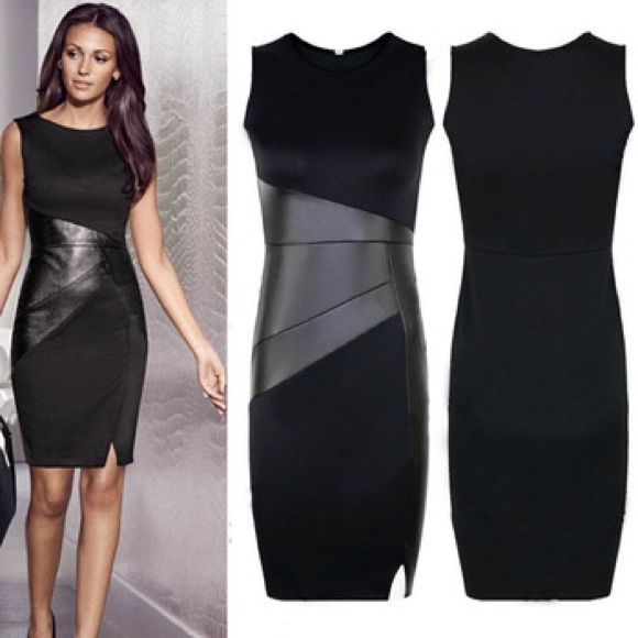 ❌SOLD OUT❌ NEW Vegan Leather Dress