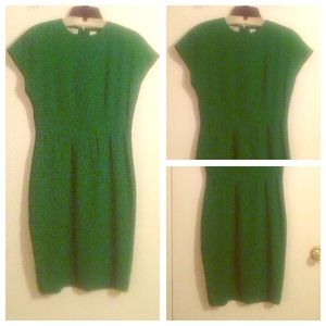 Hunter Green Liz Claiborne Sheath style dress