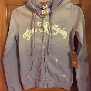 True religion purple ombré jacket