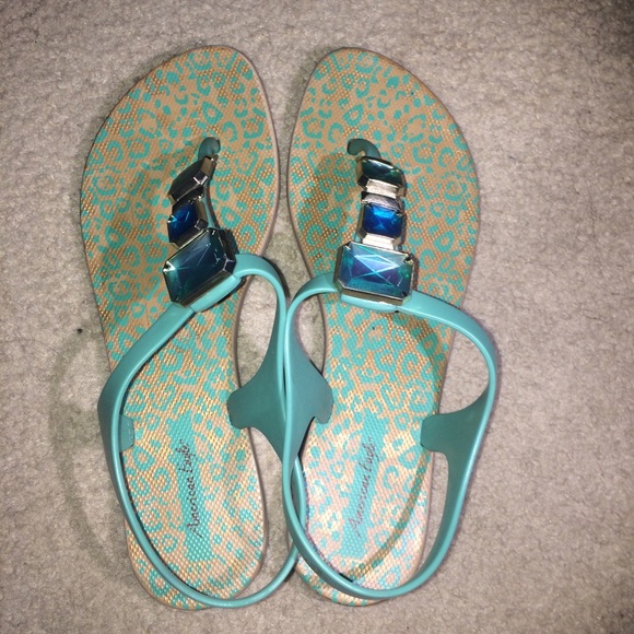 Gem T-Strap Sandals