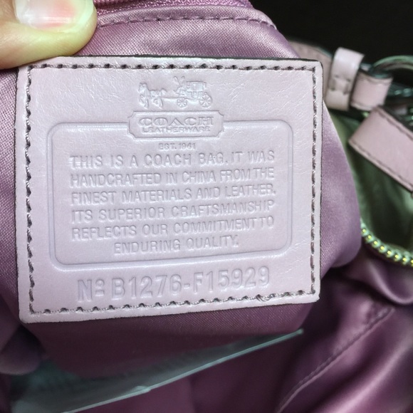 Authentic Coach hobo/cross body - Picture 11 of 12