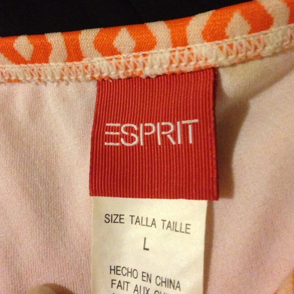 Orange tribal swimsuit - Picture 3 of 4