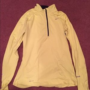 Neon Yellow Nike Long Sleeve Top