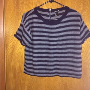 Crop stripe sweater 🔴