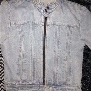 VINTAGE JEAN JACKET, DISTRESSED