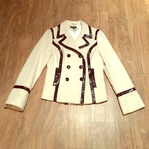 Bebe Cream Wool Coat
