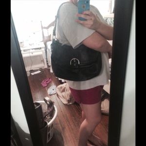 Authentic leather coach purse