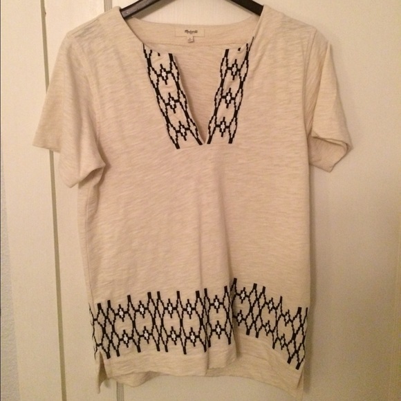 Madewell embroidered tunic