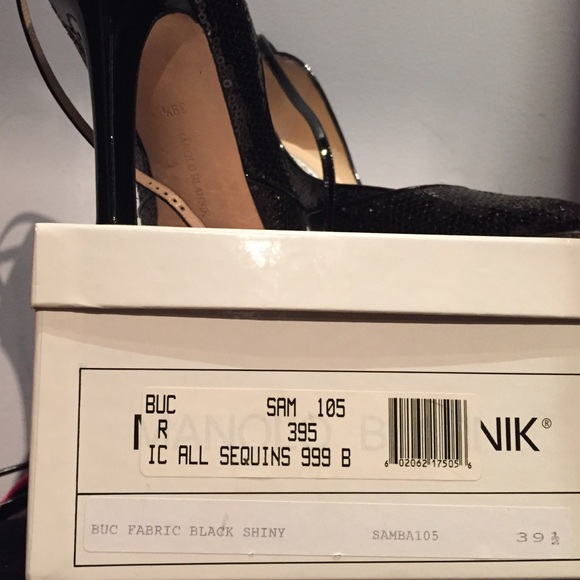 GORGEOUS!! Manolo Blahnik "Buc" Sequin - Picture 2 of 4