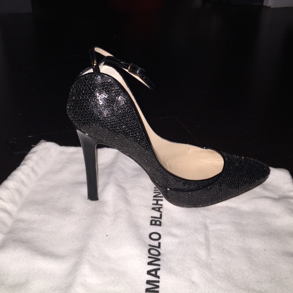 GORGEOUS!! Manolo Blahnik "Buc" Sequin - Picture 4 of 4