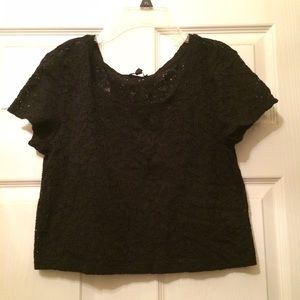 Lace crop top