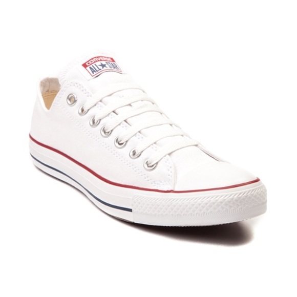 Optical white low top converse all star