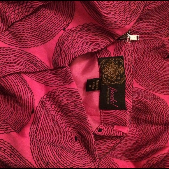 Hot pink Frock! By Tracy Reese strapless dress - Picture 2 of 2