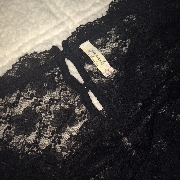 Free People Black Lace Dress - Picture 4 of 4