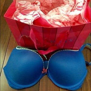 Victoria's Secret 34D Bra Blue Periwinkle