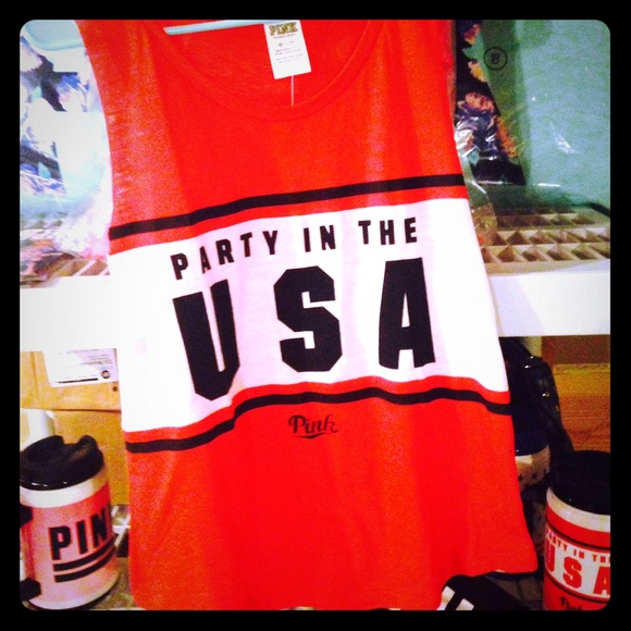 VS Pink Party in the USA Tank