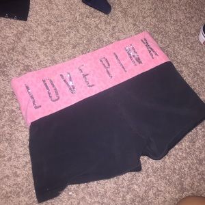 Yoga pink shorts