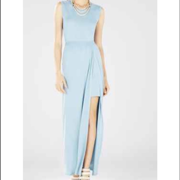 BCBG MaxAzria Mylie Front Slit Long Dress, size XS