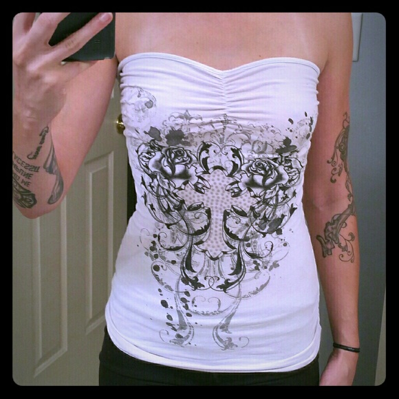 Tube top shirt