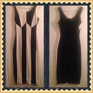 Vintage Lew Magram Black & White Dress