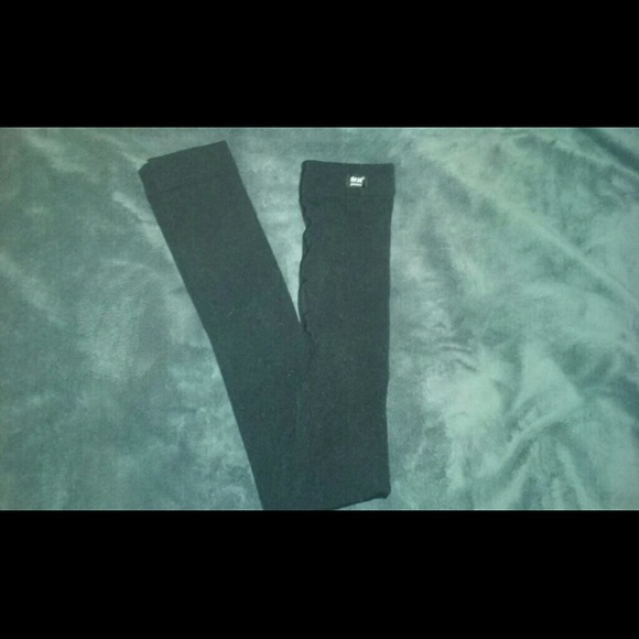 Fleece-lined thermal leggings