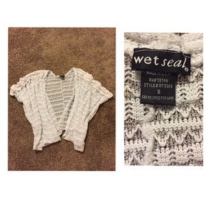 Wet Seal Knit Kimono