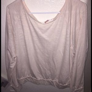 Soft pink long sleeve