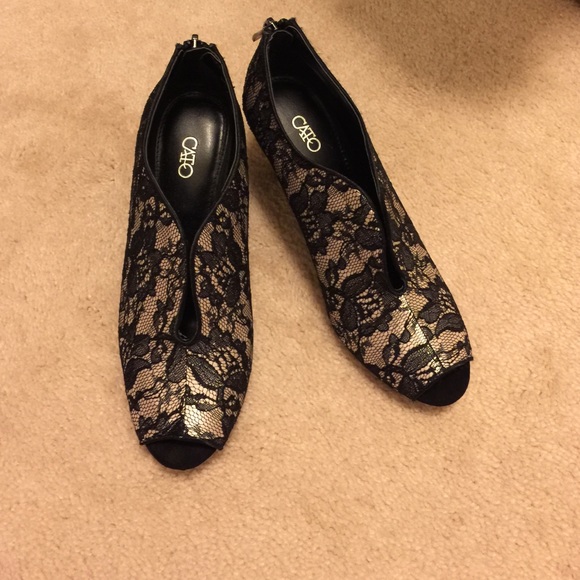 Lace heels
