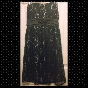 Forever 21 Black Lace Party Dress