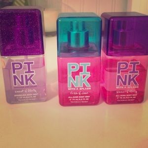Pink Perfume Set of 3