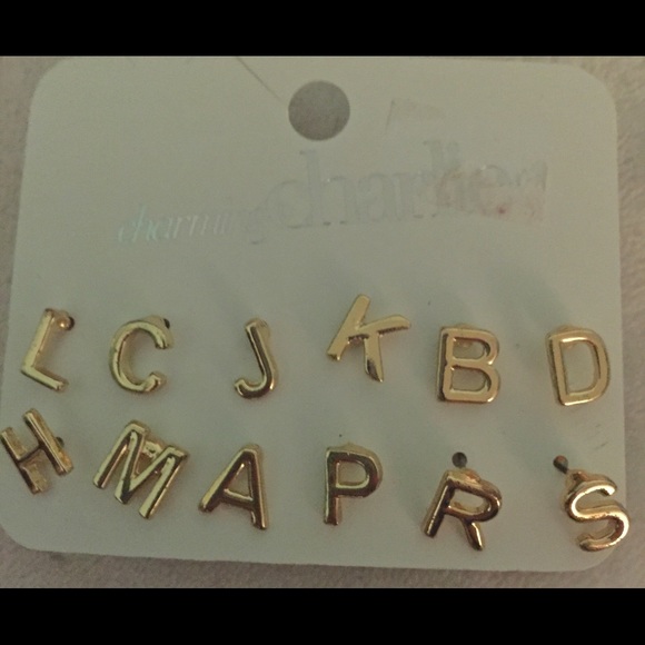 Gold alphabet letters