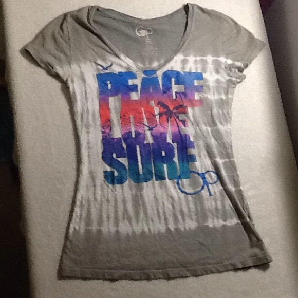 Peace love surf op t short