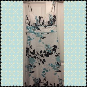 Cute Floral Summer Dress w/Tie