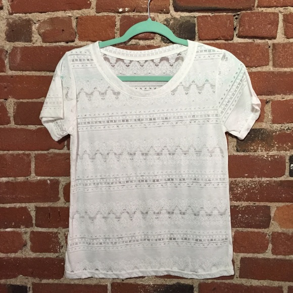 White See-Thru Summer T-shirt