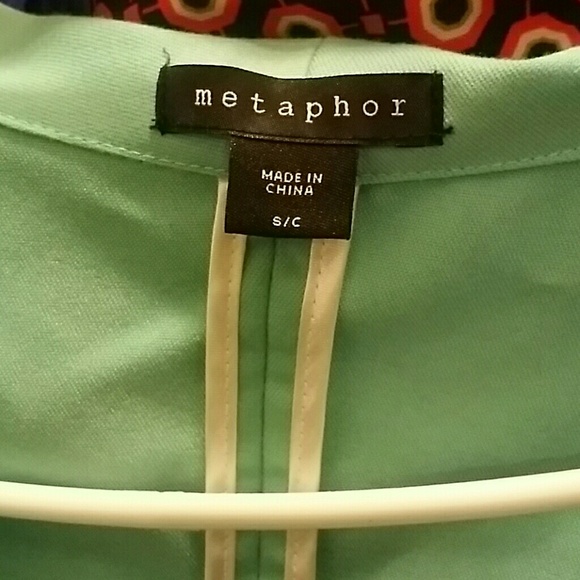 Sea green blazer worn twice - Picture 2 of 4