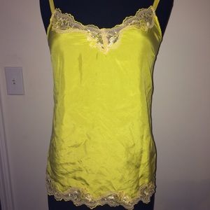 Express Silk Cami With Lace